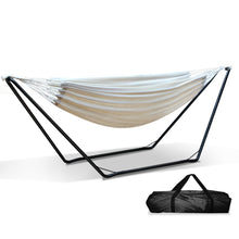 Load image into Gallery viewer, Gardeon Hammock Bed with Stand Outdoor Camping Hammocks Steel Frame
