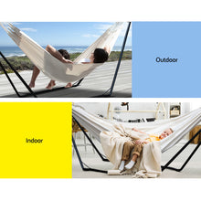 Load image into Gallery viewer, Gardeon Hammock Bed with Stand Outdoor Camping Hammocks Steel Frame
