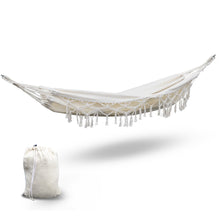 Load image into Gallery viewer, Gardeon Hammock Bed Rope Tassel Outdoor Hammocks Chair Camping
