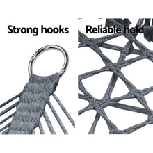 Load image into Gallery viewer, Gardeon Hammock Chair Outdoor Portable Camping Hammocks 2 Person Grey
