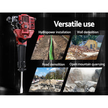 Load image into Gallery viewer, GIANTZ 52CC Petrol Jack Hammer Demolition Breaker Concrete Jackhammer
