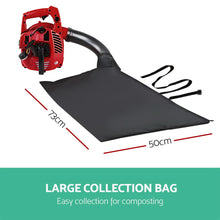 Load image into Gallery viewer, Giantz Petrol Leaf Blower Garden Vacuum Handheld Commercial Outdoor Tool 36CC
