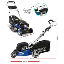 Load image into Gallery viewer, Giantz Lawn Mower Self Propelled 21&quot; 220cc 4 Stroke Petrol Mower Grass Catch
