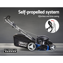 Load image into Gallery viewer, Giantz Lawn Mower Self Propelled 21&quot; 220cc 4 Stroke Petrol Mower Grass Catch
