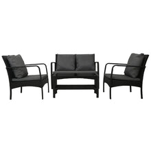Load image into Gallery viewer, Gardeon Outdoor Sofa Set Lounge Setting Wicker Table and Chairs Garden Patio Furniture
