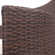Load image into Gallery viewer, Gardeon 3pc Bistro Wicker Outdoor Furniture Set Brown
