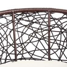 Load image into Gallery viewer, Gardeon 3PC Bistro Set Outdoor Furniture Rattan Table Chairs Patio Garden Cushion Brown
