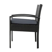 Load image into Gallery viewer, Gardeon Outdoor Dining Chairs Patio Furniture Rattan Lounge Chair Cushion Felix
