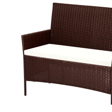 Load image into Gallery viewer, Gardeon 4-piece Wicker Outdoor Set - Brown
