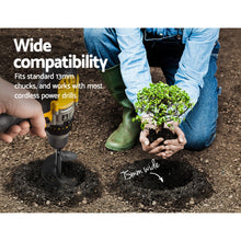 Load image into Gallery viewer, GIANTZ Power Garden Auger Small Earth Planter 75 X 600MM Black
