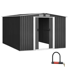 Load image into Gallery viewer, Giantz Garden Shed Outdoor Storage Sheds Tool Workshop 2.58X3.14X2.02M
