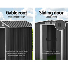 Load image into Gallery viewer, Giantz Garden Shed 2.58x3.14M w/Metal Base Sheds Outdoor Storage Workshop Shelter Sliding Door
