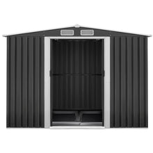 Load image into Gallery viewer, Giantz Garden Shed 2.6x3.9M w/Metal Base Sheds Outdoor Storage Workshop Tool Shelter Sliding Door
