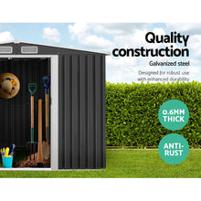 Load image into Gallery viewer, Giantz Garden Shed 2.6x3.9M w/Metal Base Sheds Outdoor Storage Workshop Tool Shelter Sliding Door
