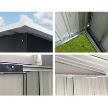 Load image into Gallery viewer, Giantz Garden Shed 2.6x3.9M w/Metal Base Sheds Outdoor Storage Workshop Tool Shelter Sliding Door
