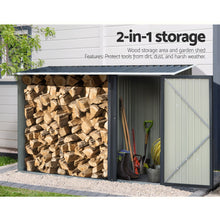 Load image into Gallery viewer, Giantz Garden Shed Sheds Outdoor Tool 2.49x1.04M Storage Workshop House Galvanised Steel
