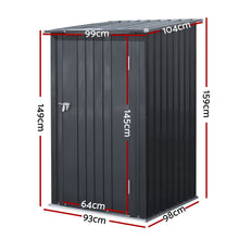 Load image into Gallery viewer, Giantz Garden Shed Sheds Outdoor Tool 0.99x1.04M Storage Workshop House Galvanised Steel
