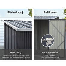 Load image into Gallery viewer, Giantz Garden Shed Sheds Outdoor Tool 0.99x1.04M Storage Workshop House Galvanised Steel
