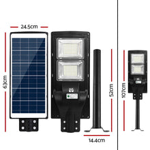 Load image into Gallery viewer, Leier 160 LED Solar Street Light 120W Flood Motion Sensor Remote Outdoor Wall Lamp

