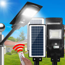 Load image into Gallery viewer, Leier 80 LED Solar Street Light 90W Flood Motion Sensor Remote Outdoor Wall Lamp x2
