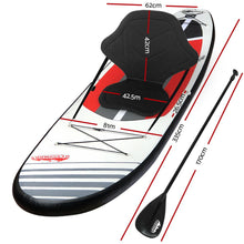 Load image into Gallery viewer, Weisshorn Stand Up Paddle Boards 11&#39; Inflatable SUP Surfboard Paddleboard Kayak Red
