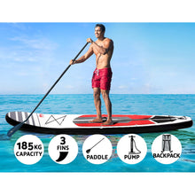 Load image into Gallery viewer, Weisshorn Stand Up Paddle Boards 11&#39; Inflatable SUP Surfboard Paddleboard Kayak Red
