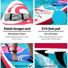 Load image into Gallery viewer, Weisshorn Stand Up Paddle Boards 11&#39; Inflatable SUP Surfboard Paddleboard Kayak Pink
