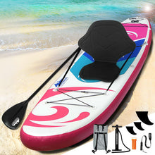 Load image into Gallery viewer, Weisshorn Stand Up Paddle Boards 11&#39; Inflatable SUP Surfboard Paddleboard Kayak Pink

