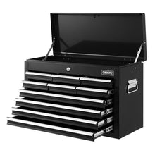 Load image into Gallery viewer, Giantz 10 Drawer Tool Box Cabinet Chest Toolbox Storage Garage Organiser Black
