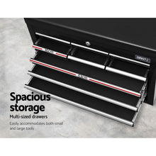 Load image into Gallery viewer, Giantz 10 Drawer Tool Box Cabinet Chest Toolbox Storage Garage Organiser Black

