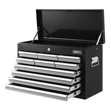 Load image into Gallery viewer, Giantz 10 Drawer Tool Box Cabinet Chest Toolbox Storage Garage Organiser Grey
