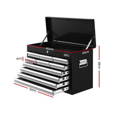 Load image into Gallery viewer, Giantz 10 Drawer Tool Box Cabinet Chest Toolbox Storage Garage Organiser Grey

