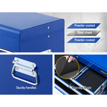 Load image into Gallery viewer, Giantz 10 Drawer Tool Box Cabinet Chest Toolbox Storage Garage Organiser Blue
