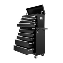 Load image into Gallery viewer, Giantz 14 Drawer Tool Box Cabinet Chest Mechanic Garage Storage Trolley Black
