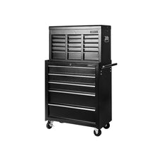 Load image into Gallery viewer, Giantz 14 Drawer Tool Box Cabinet Chest Mechanic Garage Storage Trolley Black
