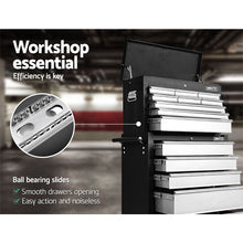 Load image into Gallery viewer, Giantz 14 Drawer Tool Box Cabinet Chest Mechanic Garage Storage Trolley Grey
