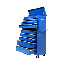 Load image into Gallery viewer, Giantz 14 Drawer Tool Box Cabinet Chest Mechanic Garage Storage Trolley Blue
