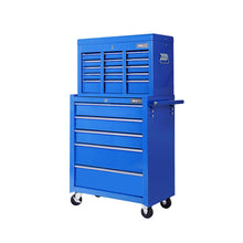 Load image into Gallery viewer, Giantz 14 Drawer Tool Box Cabinet Chest Mechanic Garage Storage Trolley Blue
