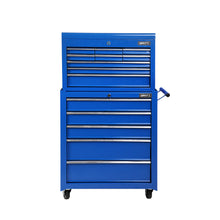 Load image into Gallery viewer, Giantz 14 Drawer Tool Box Cabinet Chest Mechanic Garage Storage Trolley Blue
