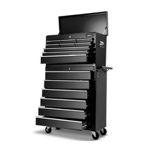 Load image into Gallery viewer, Giantz 15 Drawer Tool Box Cabinet Chest Trolley Toolbox Garage Storage Box
