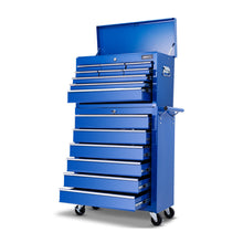 Load image into Gallery viewer, Giantz 15 Drawers Tool Box Chest Trolley Cabinet Garage Storage Boxes Organizer Blue
