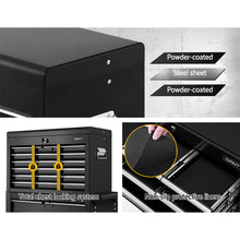 Load image into Gallery viewer, Giantz 16 Drawer Tool Box Cabinet Chest Trolley Toolbox Garage Storage Box
