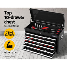 Load image into Gallery viewer, Giantz 16 Drawer Tool Box Cabinet Chest Trolley Toolbox Garage Storage Box
