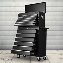 Load image into Gallery viewer, Giantz 16 Drawer Tool Box Cabinet Chest Trolley Toolbox Garage Storage Box
