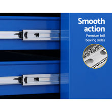 Load image into Gallery viewer, Giantz Tool Box Chest Trolley 16 Drawers Cabinet Cart Garage Toolbox Blue
