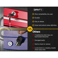 Load image into Gallery viewer, Giantz 5 Drawer Tool Box Cabinet Chest Trolley Box Garage Storage Toolbox Red
