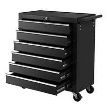 Load image into Gallery viewer, Giantz 6 Drawer Tool Box Cabinet Chest Trolley Cart Garage Toolbox Storage
