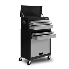 Load image into Gallery viewer, Giantz 7 Drawer Tool Box Cabinet Chest Trolley Toolbox Garage Storage Grey
