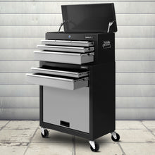 Load image into Gallery viewer, Giantz 7 Drawer Tool Box Cabinet Chest Trolley Toolbox Garage Storage Grey
