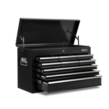 Load image into Gallery viewer, Giantz 9 Drawer Tool Box Cabinet Chest Toolbox Storage Garage Organiser Black
